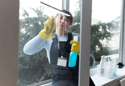 Nettoyage de vitres intérieures et extérieures à Saint-Paul-du-Vernay